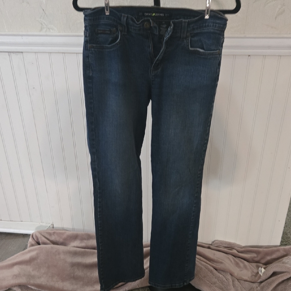 DKNY Women's Flare & Wide Leg Jeans - Dark Blue